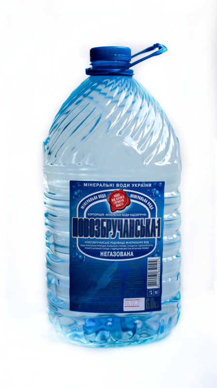 Вода мінеральна НОВОЗБРУЧАНСЬКА-1, негазована, 6,0 л.
